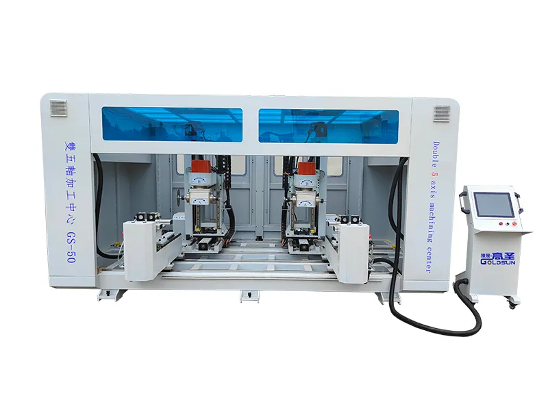 Centro de Mecanizado CNC de 5 Ejes, con Doble Cabezal