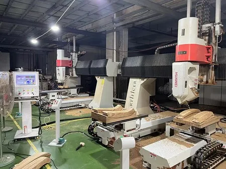 Centro de Mecanizado CNC de 5 Ejes, con Doble Cabezal